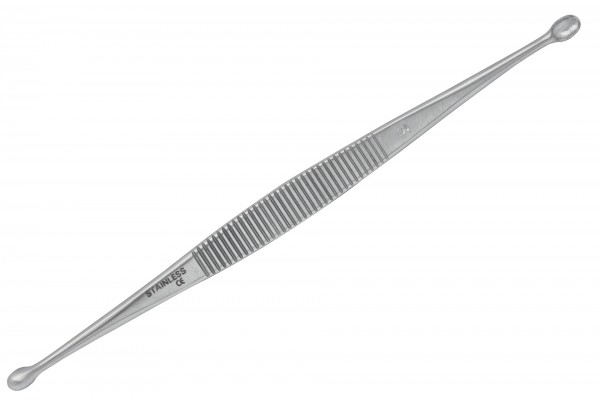 Scharfer Doppellöffel nach Volkmann, Länge 130 mm