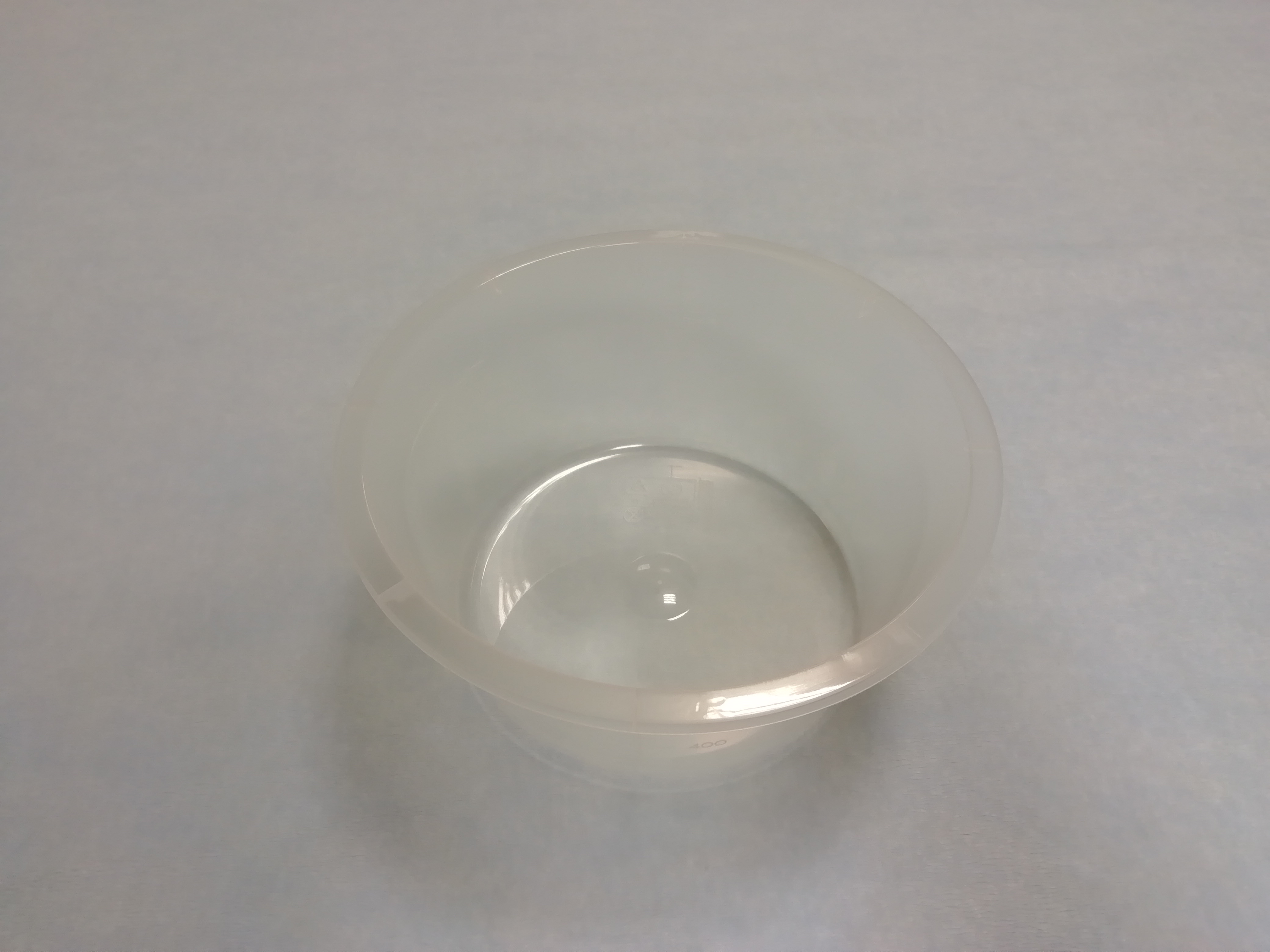 Plastikschale / Rundschale transparent, 250ml, steril